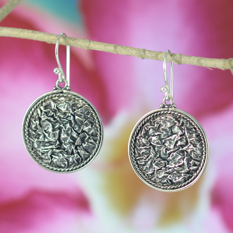 Anting Perak Bejek Bulat E898 - Gambar 2