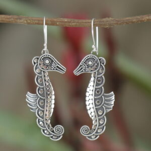 Anting Perak Kuda Laut E176 - Gambar 2