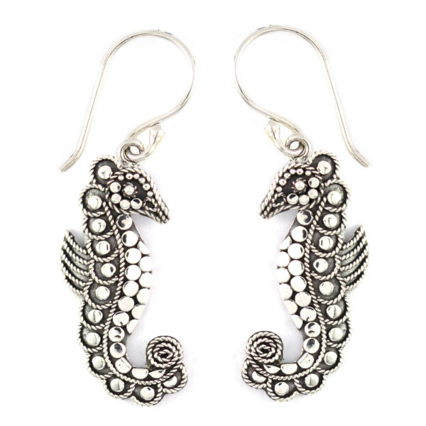Anting Perak Kuda Laut E176
