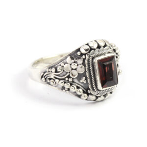 Cincin Perak Bun Bunga Armadelo R370 - Gambar 3