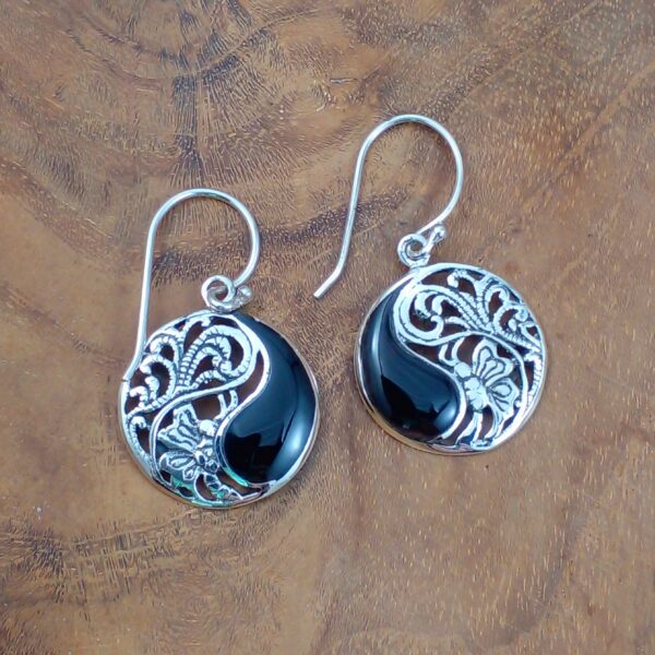 Anting Perak Kerang Bun Bulat E956