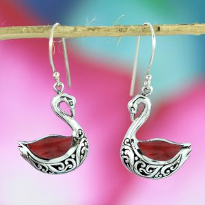 Anting Perak Kerang Angsa E963 - Gambar 2