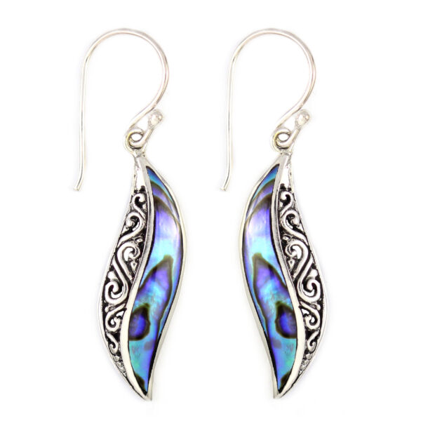 Anting Perak Abalone Bun E816