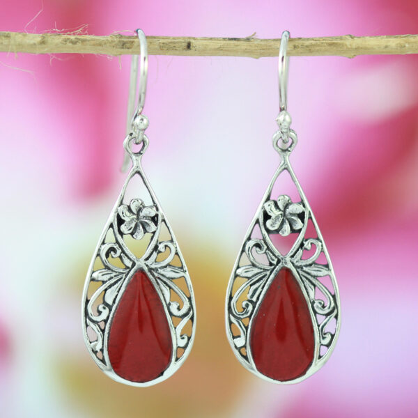 Anting Perak Bun Shell Tetes E955