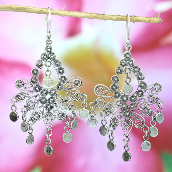 Anting Perak Bun Gonjer E1217