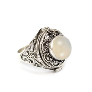 Cincin Perak Box Bun Spiral Mabe R327 - Gambar 4