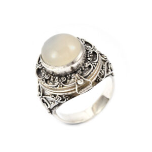Cincin Perak Box Bun Spiral Mabe R327 - Gambar 3