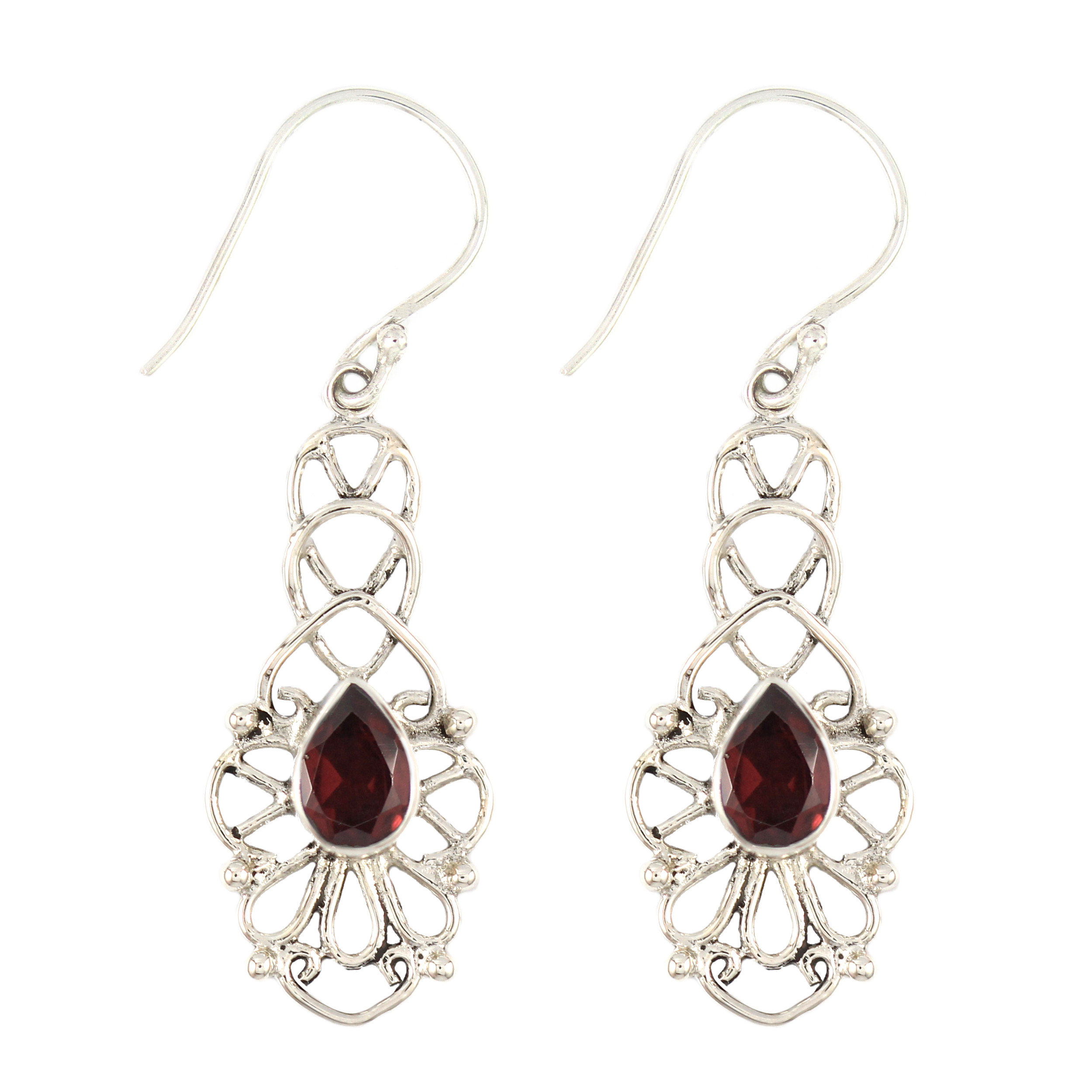 Anting Perak Bun Permata E221 - Gambar 4