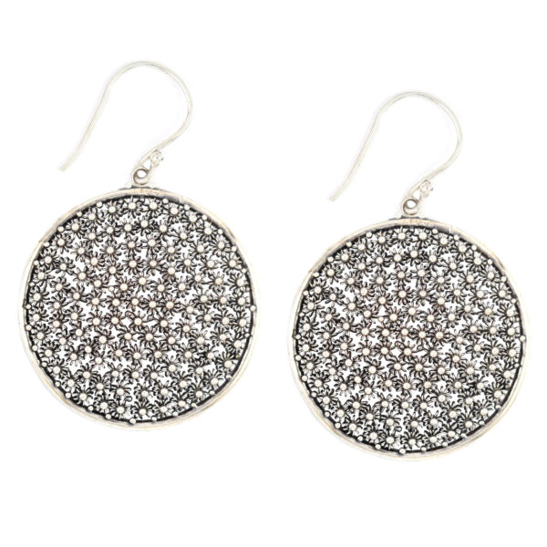 Anting Perak Bun Paye Bulat E869