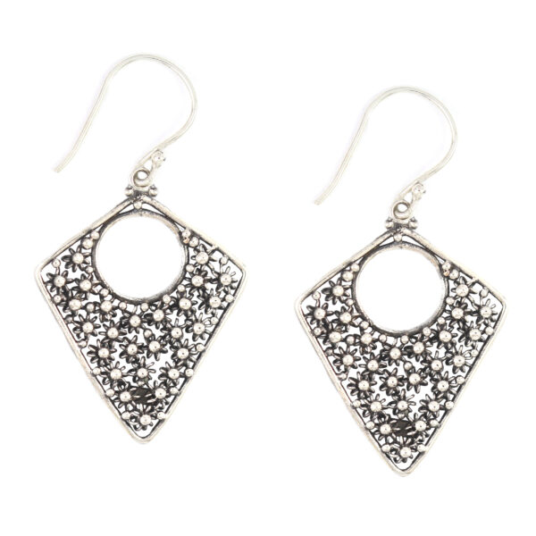 Anting Perak Bun Paye Layang E974