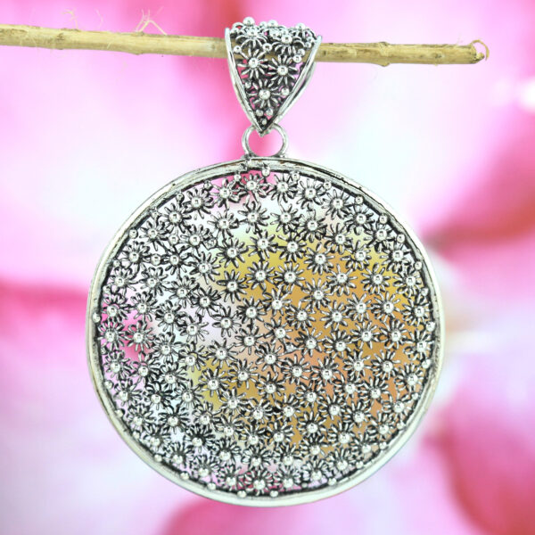 Liontin Perak Bun Paye Bulat P219