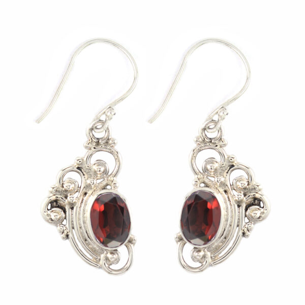 Anting Perak Bun Permata E222