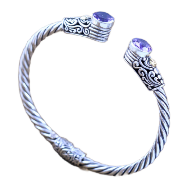 Gelang Perak Cabel Bun Permata B379