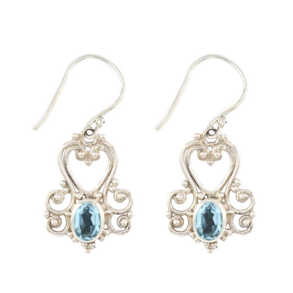 Anting Perak Bun Love Permata E374