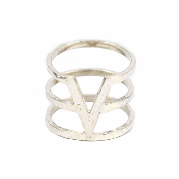 Cincin Perak Spiral V R349