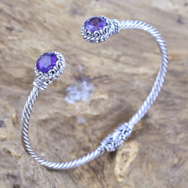 Gelang Perak Cabel Permata B396