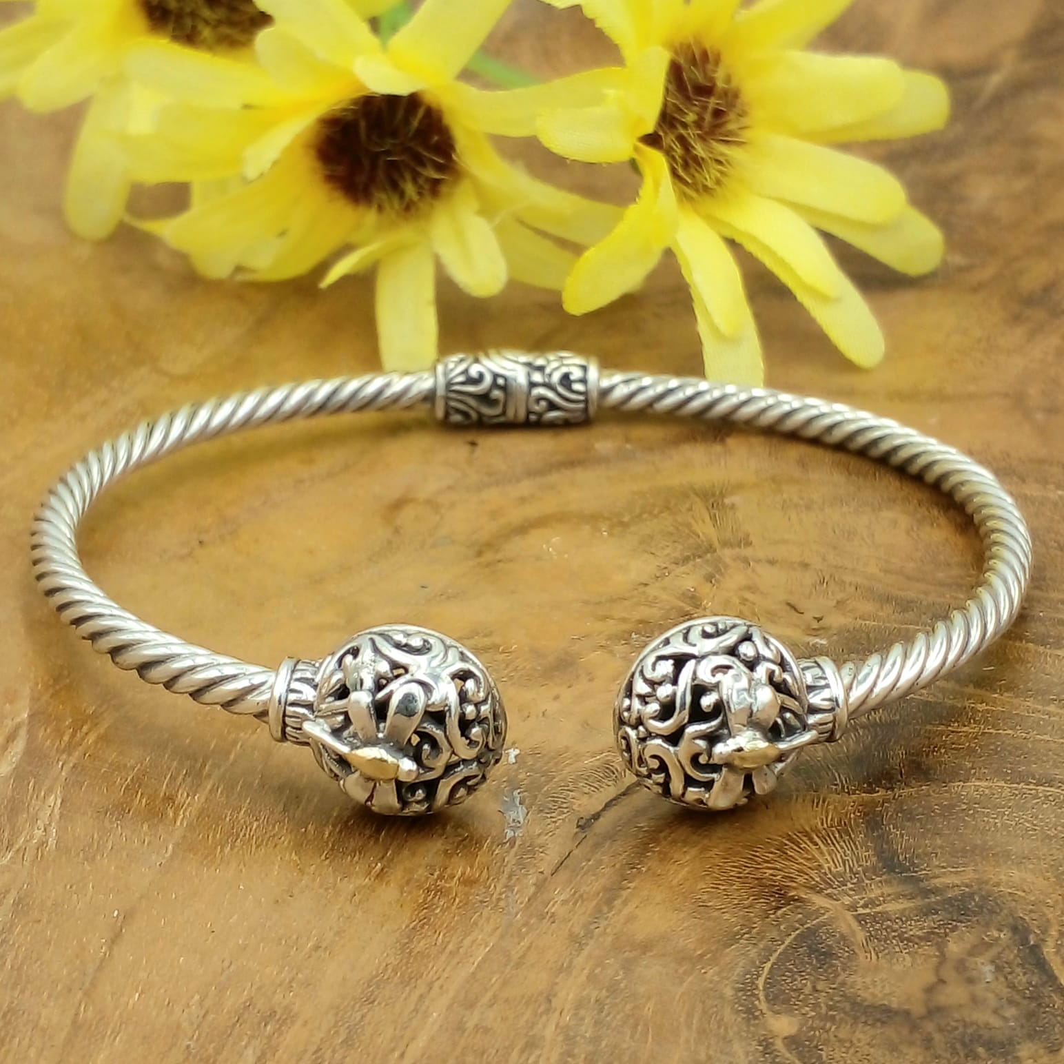 Gelang Perak Cable Bali