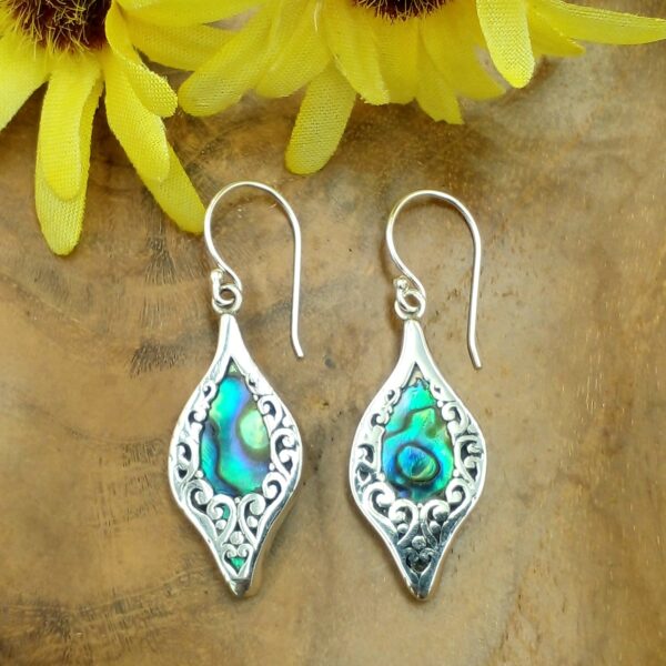 Anting Kerang Perak Bali