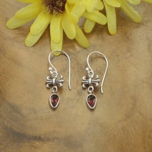 Anting Perak Bali Permata