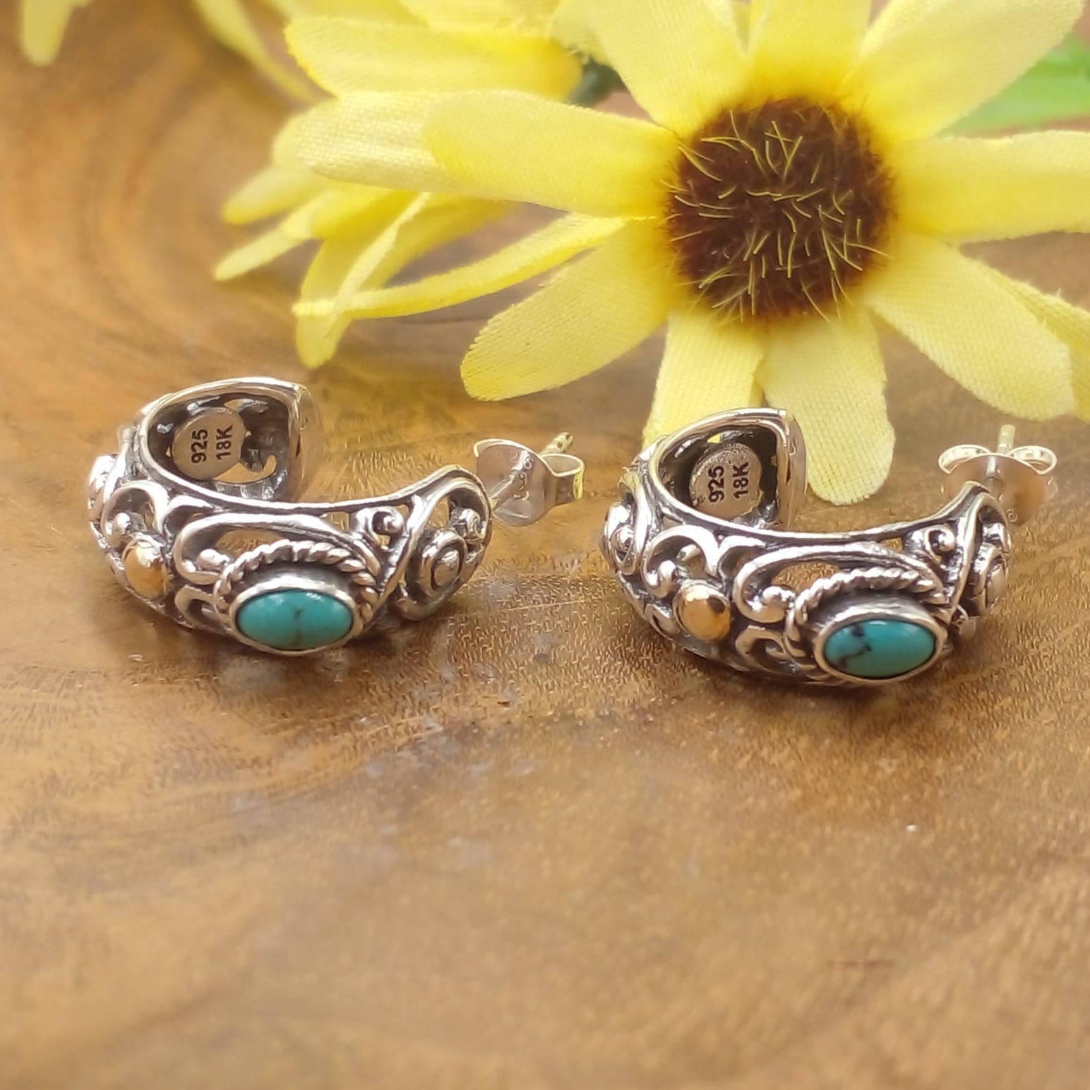 Anting Tusuk Perak Bali