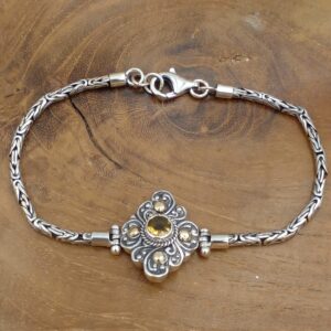 Gelang Perak Wanita Elegan Bali B573 - Gambar 2