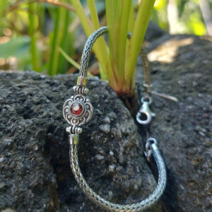 Gelang Rantai Permata Perak Asli Bali B701 - Gambar 6