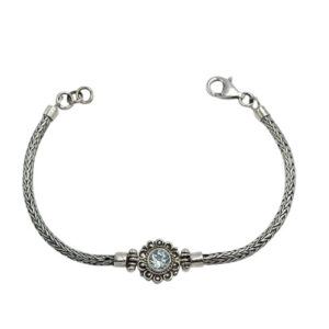 gelang permata perak