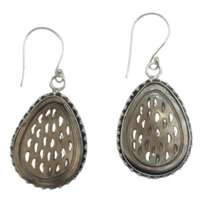 Anting Perak Kerang Tetes Unik E1607 - Gambar 3