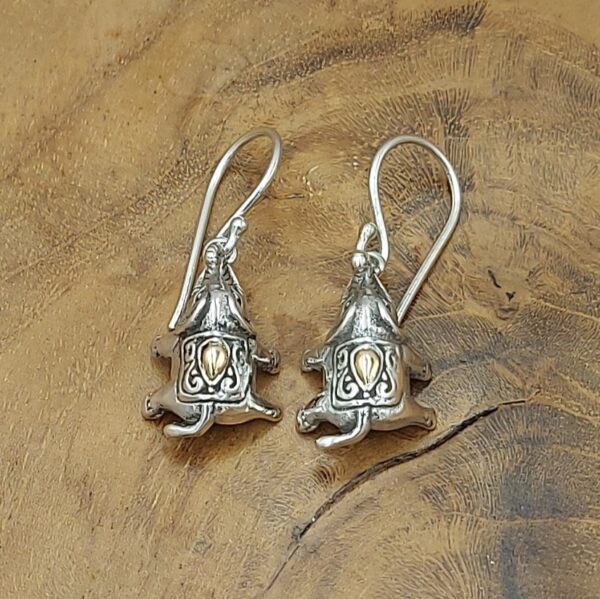 Anting Gajah Perak Asli Ukiran Bali E1617