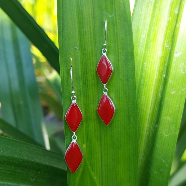 Anting Perak Kerang Wajik Ganda E1850