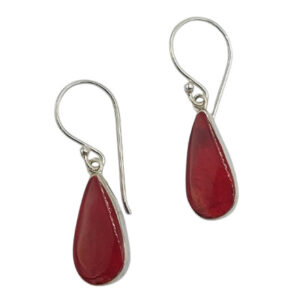Anting Perak Kerang Tetes E1861 - Gambar 2