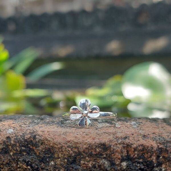 Cincin Perak Clover (Lucky Clover) R727