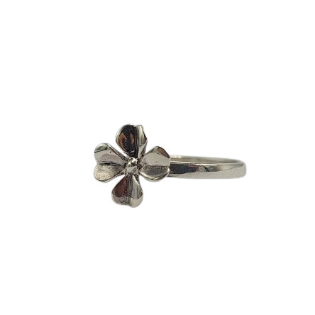 Cincin Perak Clover (Lucky Clover) R727