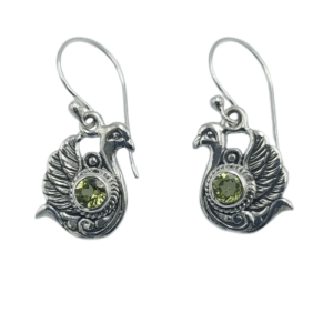 anting perak angsa