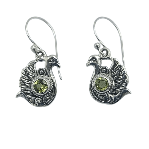 anting perak angsa