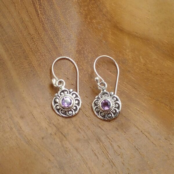 anting perak bali permata