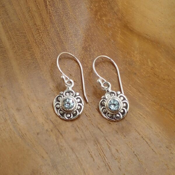 anting perak bali permata