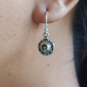 anting perak bali permata