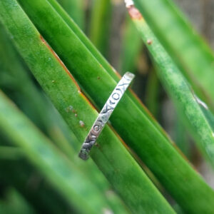Cincin Perak Unik Motif XOXO R692 - Gambar 4