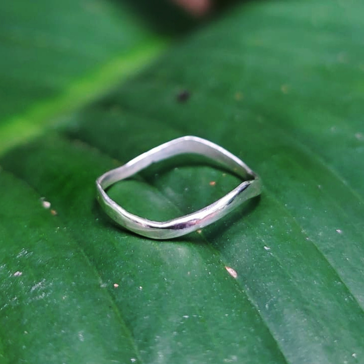 cincin perak wanita simple