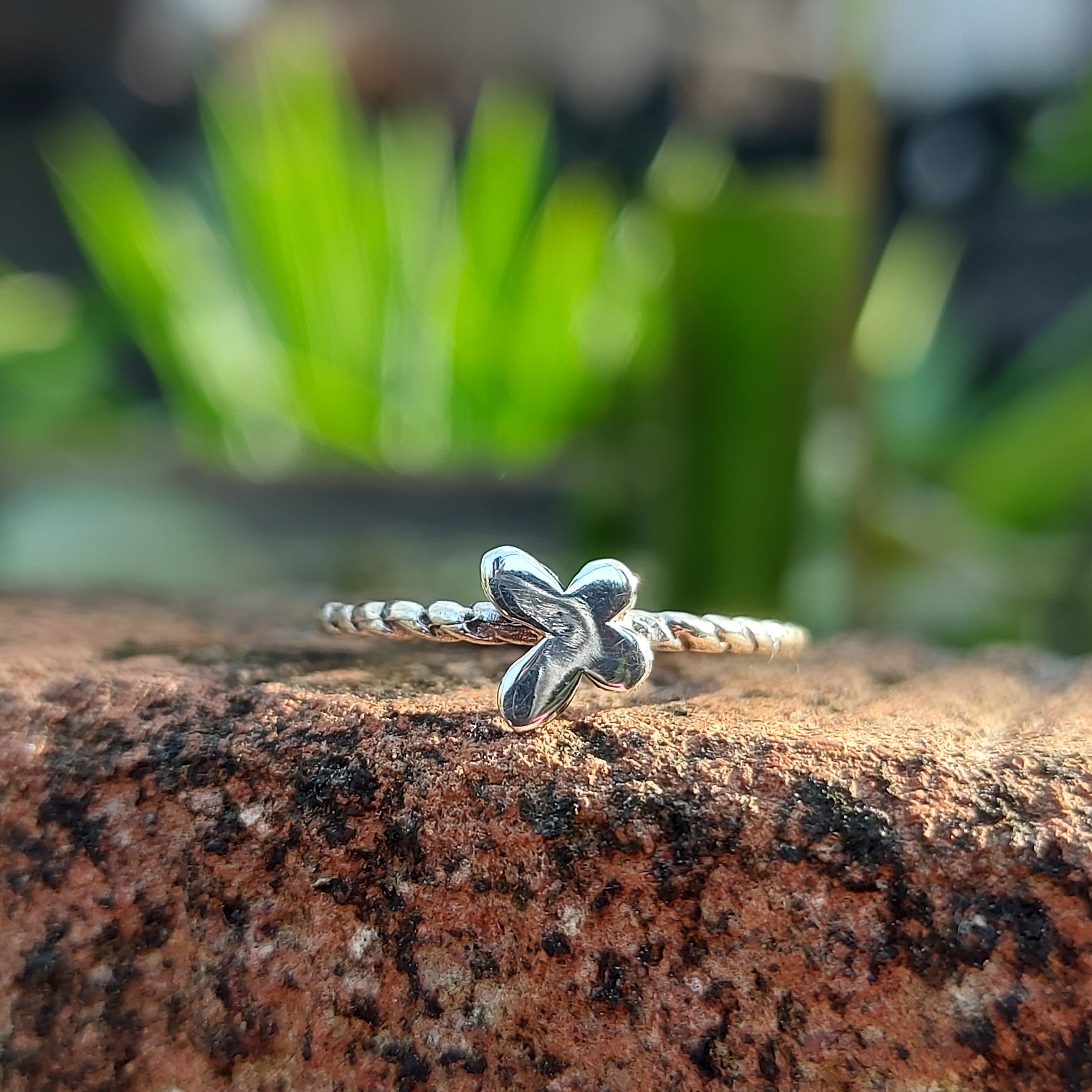 cincin perak wanita simple